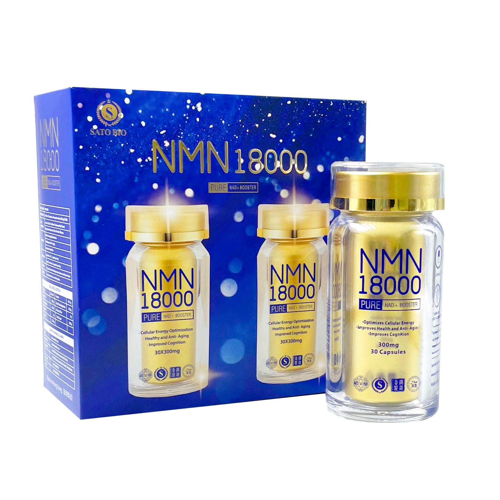 NMN 18000 PURE (2-Bottle Pack)
